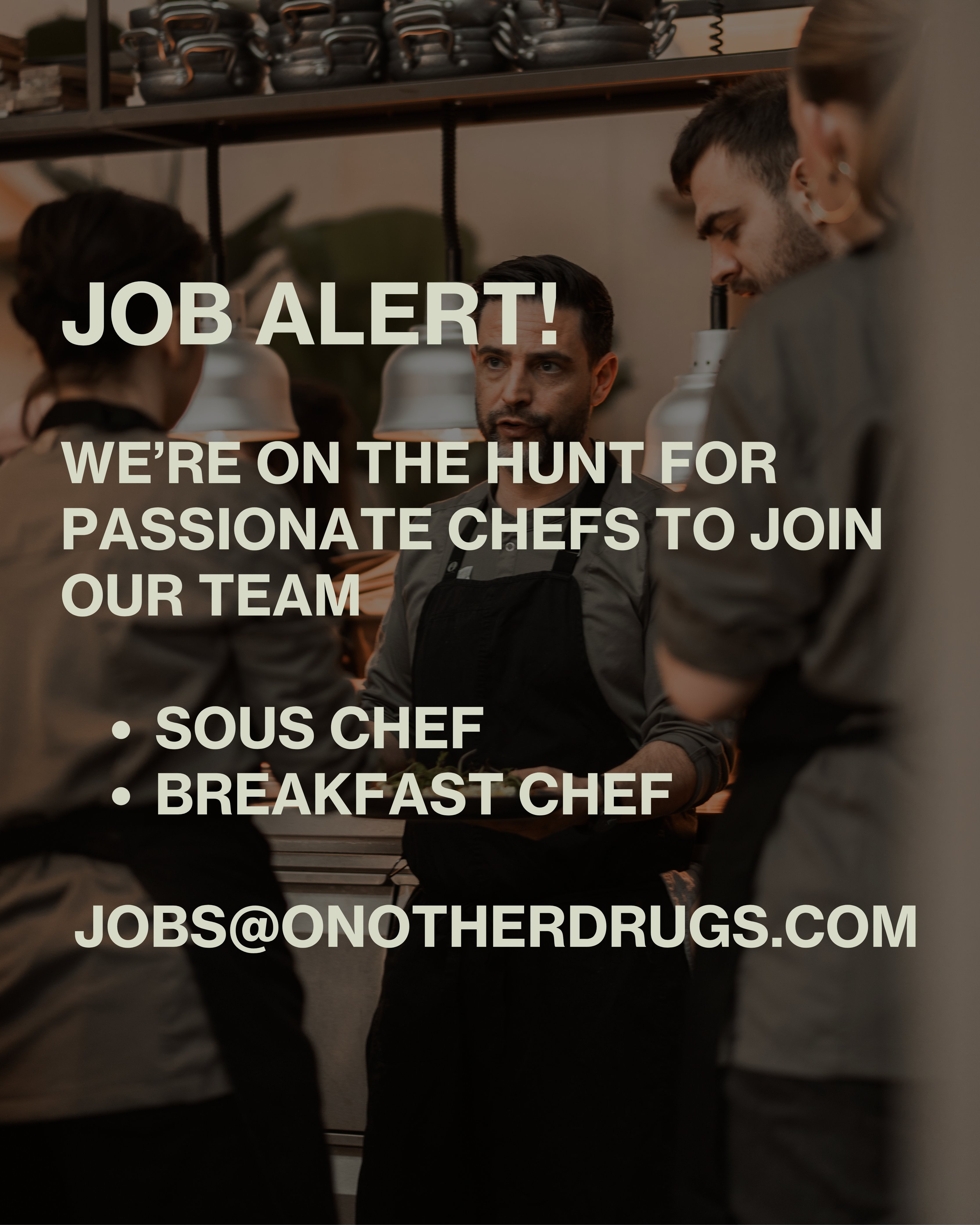 Job alert: we zoeken passionate chefs